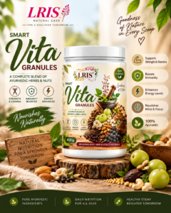 LRIS Smart Vita Granules | Ayurvedic Health & Vitality Granules | 400 g